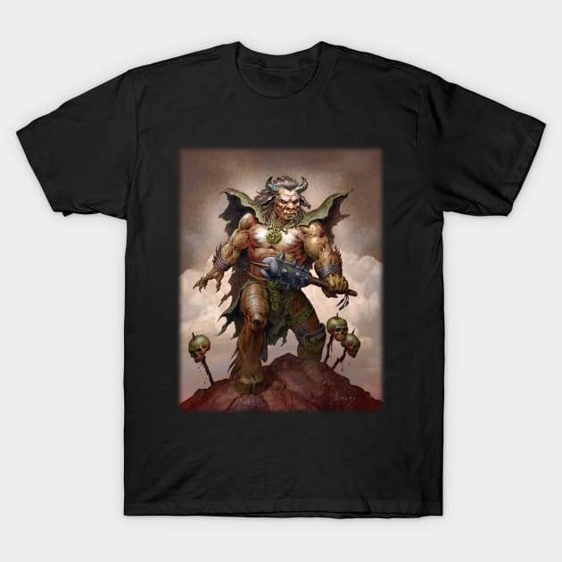 Minotaur Beast T-Shirt by Paul_Abrams